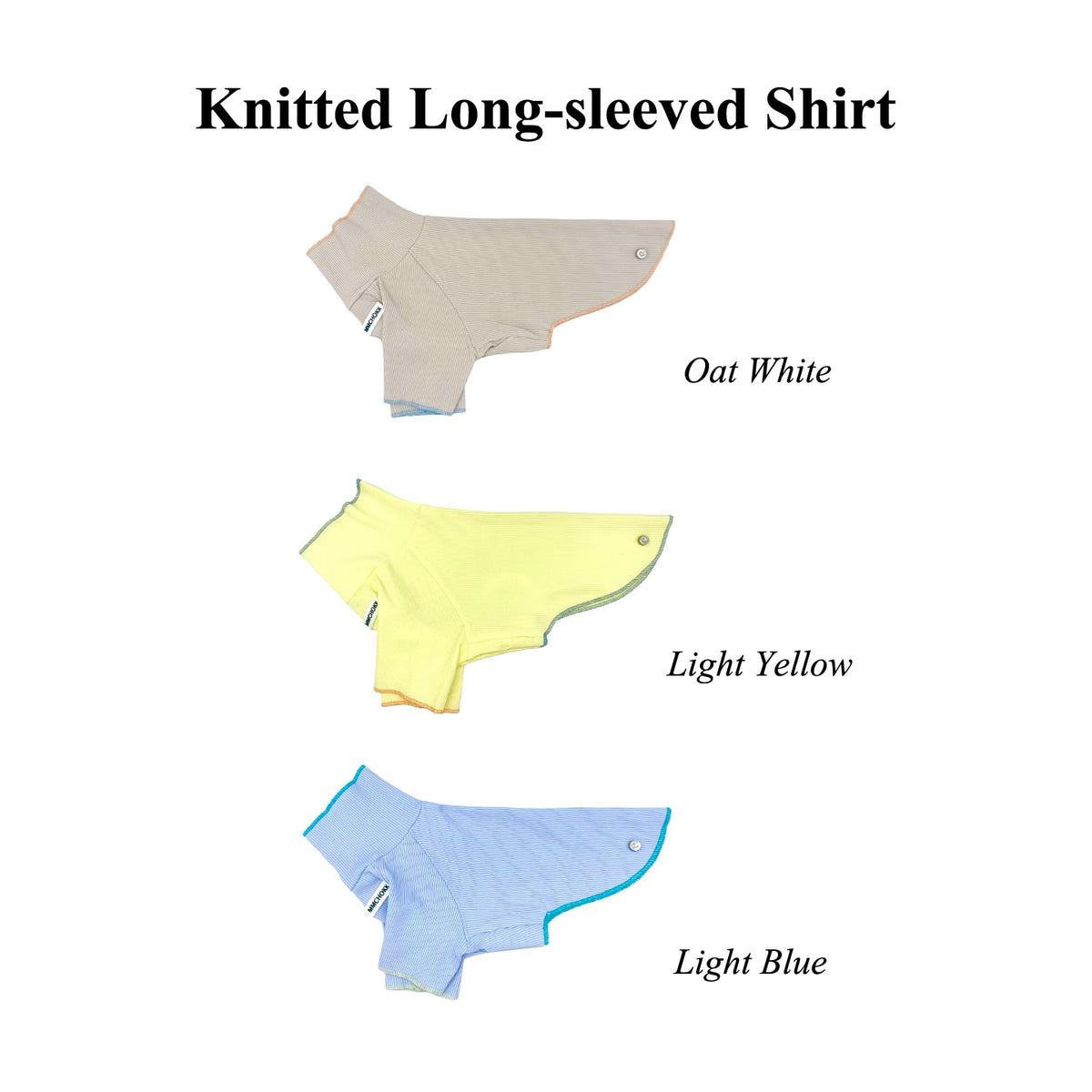 MMCHOKK-Knitted Long-sleeved Shirt-MMCG003A